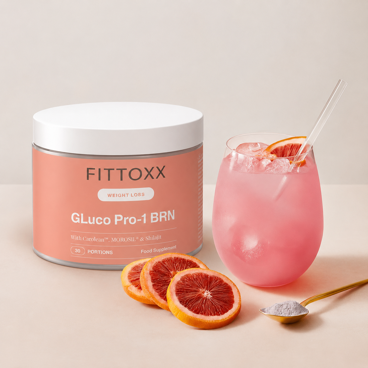 GLuco PRO-1 BRN — extracto de naranja Moro FITTOXX
